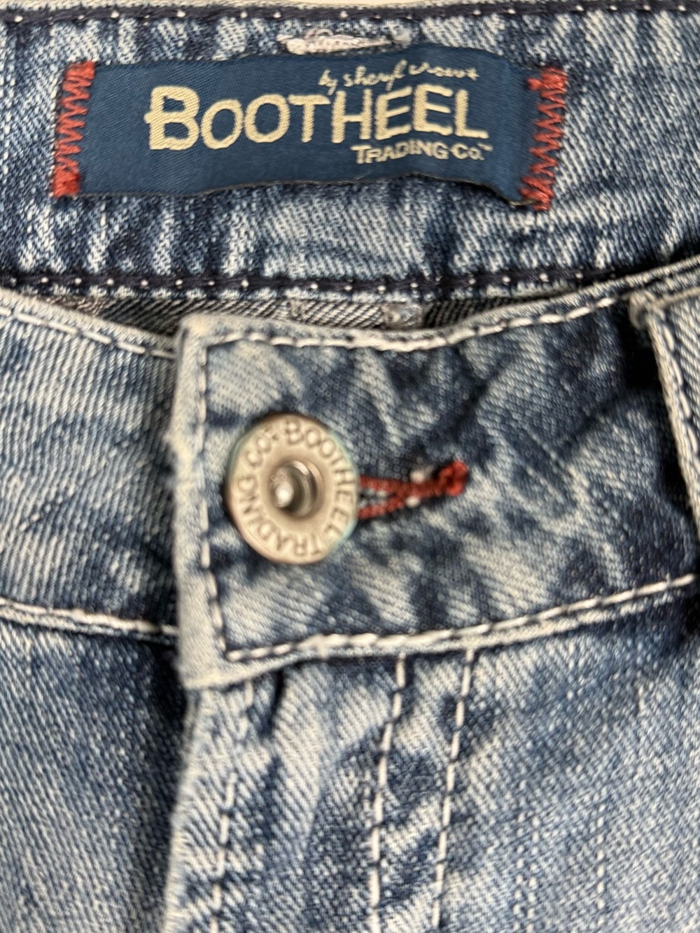 Bootheel Sarah Crow Crop Jeans NWT Western Y2K Embroidered Denim Size 4/27 - Picture 5 of 9